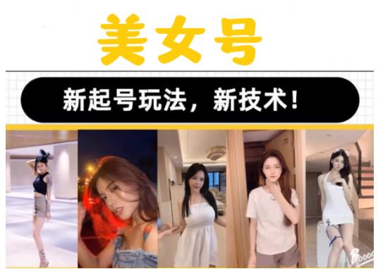 2023抖音快手短视频美女号课程制作玩法教程，美女号搬运新起号玩法，新技术（素材+教程）-19点研学社