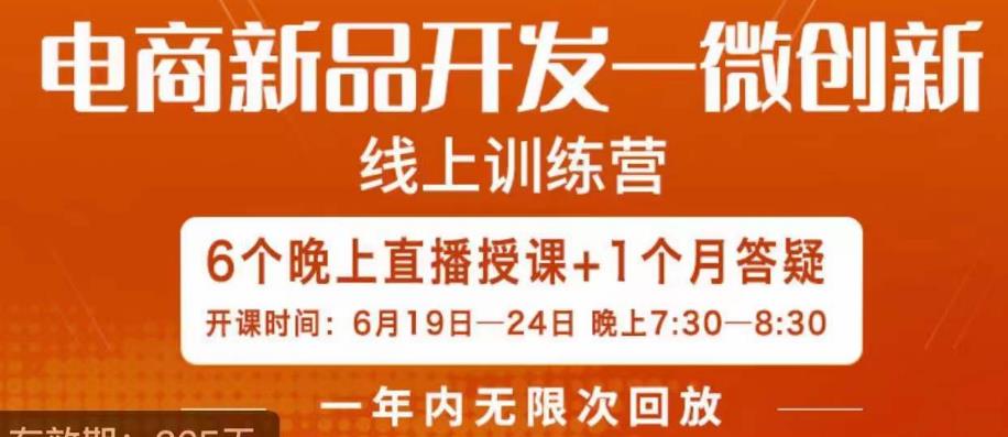 南掌柜·电商新品开发——微创新，电商新品微创新是你企业发展的护城河-19点研学社
