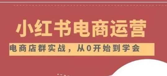 小红书店铺运营从小白到大神2.0，从入门到精通-19点研学社