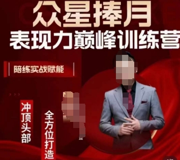 众星捧月表现力巅峰训练营，全方位打造，陪练实战赋能-19点研学社