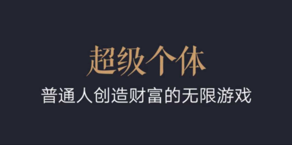 超级个体：2024-2025翻盘指南，普通人创造财富的无限游戏-19点研学社