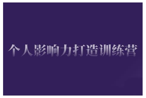个人影响力打造训练营，掌握公域引流、私域运营、产品定位等核心技能，实现从0到1的个人IP蜕变-19点研学社