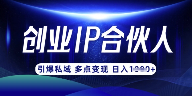 云帆·创业ip合伙人打造3.0，从0到1教你做网创，实现月入过W-19点研学社